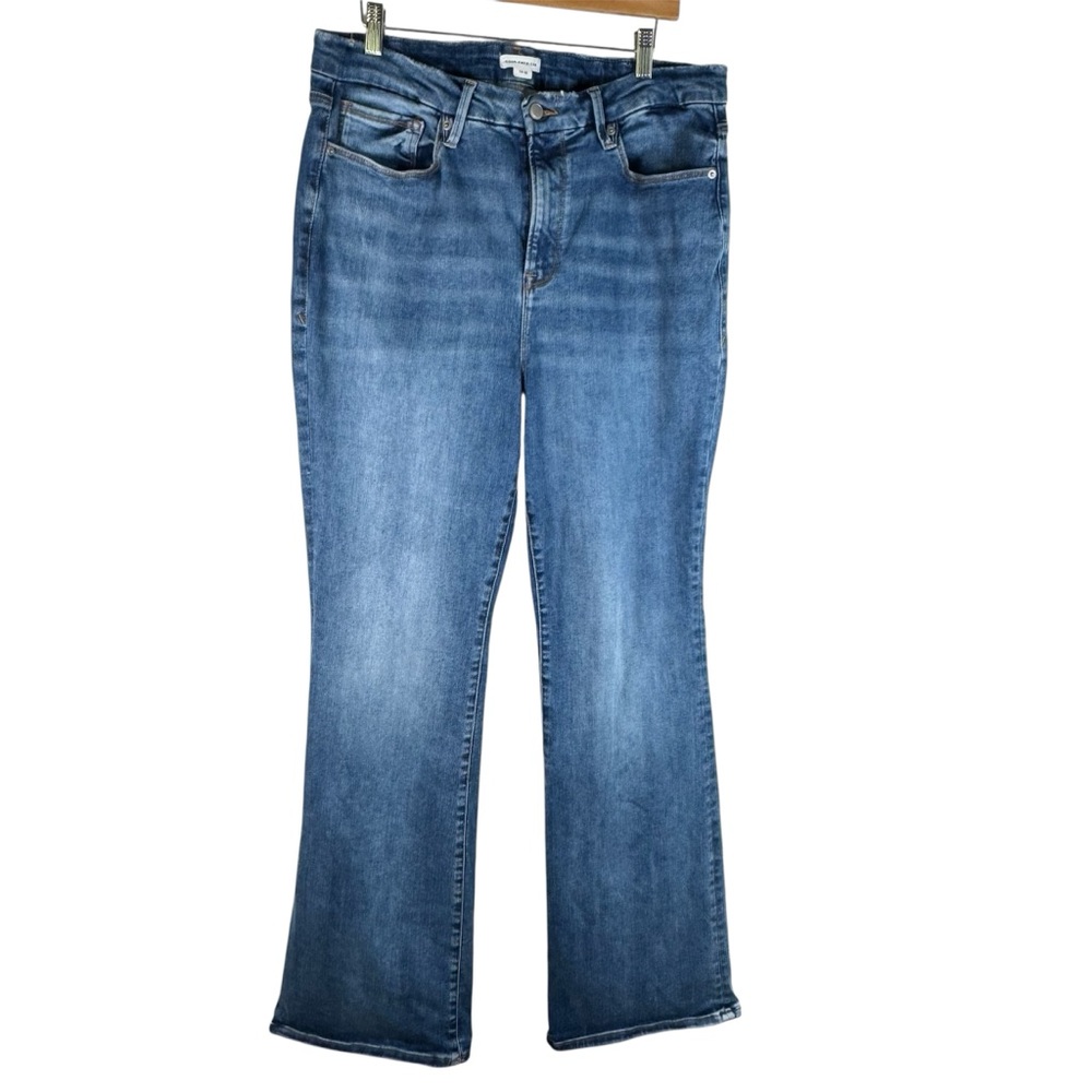Good American High Rise Women's Jeans in Medium Blue Wash